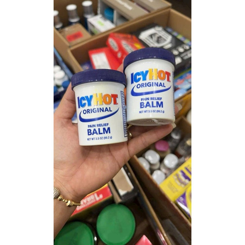 DẦU CÙ LÀ MỸ - DẦU NÓNG XOA BÓP GIẢM ĐAU NHỨC - ICY HOT BALM