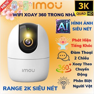 Camera Wifi Xoay 360 IMOU Trong Nhà A22 A52P A32 2M 1080P, A42P 4M 2K, A32EP, Ranger 2 Chính Hãng