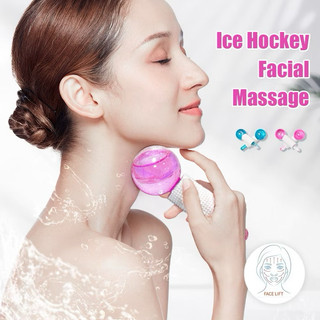 2 Cái / hộp Crystal Ice Con Lăn Năng Lượng Massage Làm Đẹp Mặt Mắt Pha Lê Quả Cầu Đá Chăm Sóc Da