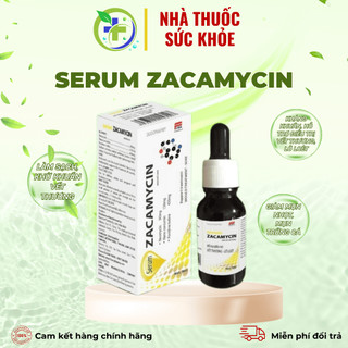 Zacamycin - Làm sạch khử khuẩn hỗ trợ đều trị vết thương lở loét mụn nhọt mụn trứng cá 