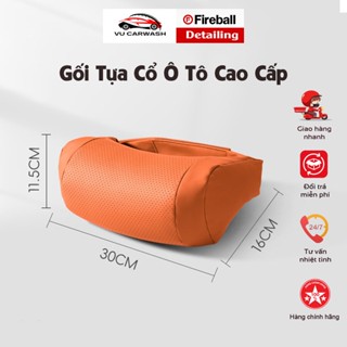  Gối Tựa Đầu Ô Tô Da Cao Cấp - Lõi Bông Mềm Mại Giúp Lái Xe Thoải Mái Thư Giãn Tập Trung Hơn 