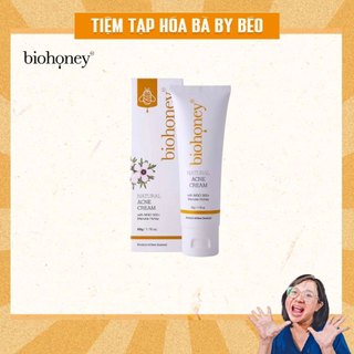  Kem mụn giảm thâm xử lý mụn ẩn từ mật ong Manuka BioHoney Natural Acne Cream 50g Dr Chubby 