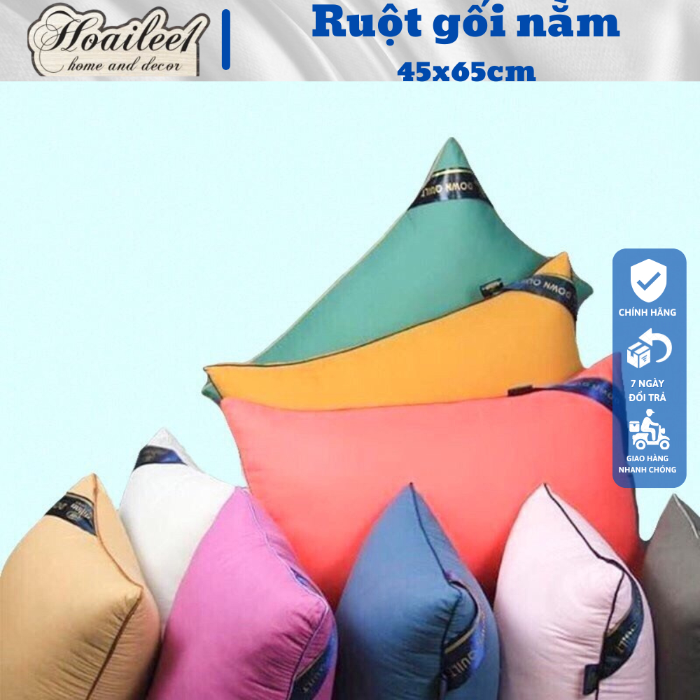 Ruột gối đầu 👏👏 Ruột gối đầu cao cấp 👏👏 sang chảnh Hilton Down Quilt kích thước 45x65cm [FREE SHIP]