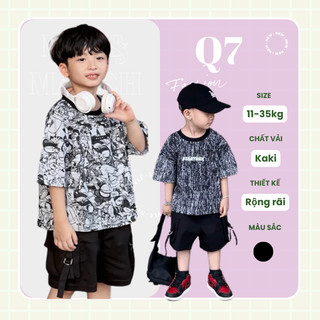 Quần short kaki mềm cho bé Ally store Q7 - Ảnh thật shop tự chụp