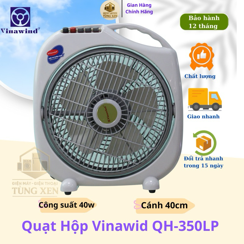 Quạt Hộp Vinawind QH-350LP/300LP– Chính Hãng, Gió Mạnh, Bền Bỉ, tiết kiệm điện