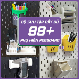 Phụ Kiện Bảng Pegboard Móc Treo Dụng Cụ Cơ Khí Workshop, Khay, Giá Đỡ, Giỏ Đựng Đồ Đa Năng - Đầy Đủ, Cập Nhật Liên Tục