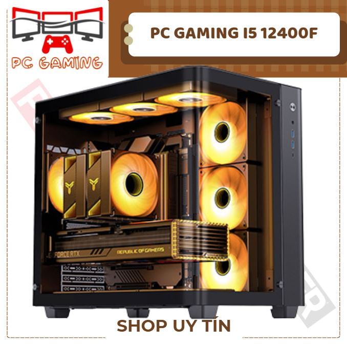 Siêu Rẻ Máy Tính Để Bàn Chơi Game Làm Đồ Họa Core i5 12400F, Ram 16GB, Ổ Cứng SSD 256GB, VGA GTX 1060 6GB DDR5