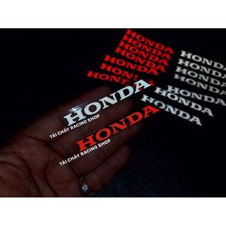 [ 1 MIẾNG ] TEM HONDA ỐP ĐẦU PHẢN QUANG ( LỘT ĐƯỢC )