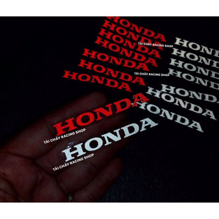 [ 1 MIẾNG ] TEM HONDA ỐP ĐẦU PHẢN QUANG ( LỘT ĐƯỢC )