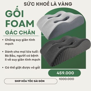 (Hỏa tốc) Gối đệm nâng chân ngăn ngừa giãn tĩnh mạch, giảm đau mỏi, tê bì chân mã G2