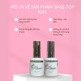 Chai sơn Base Top Igel chính hãng 15ml làm móng
