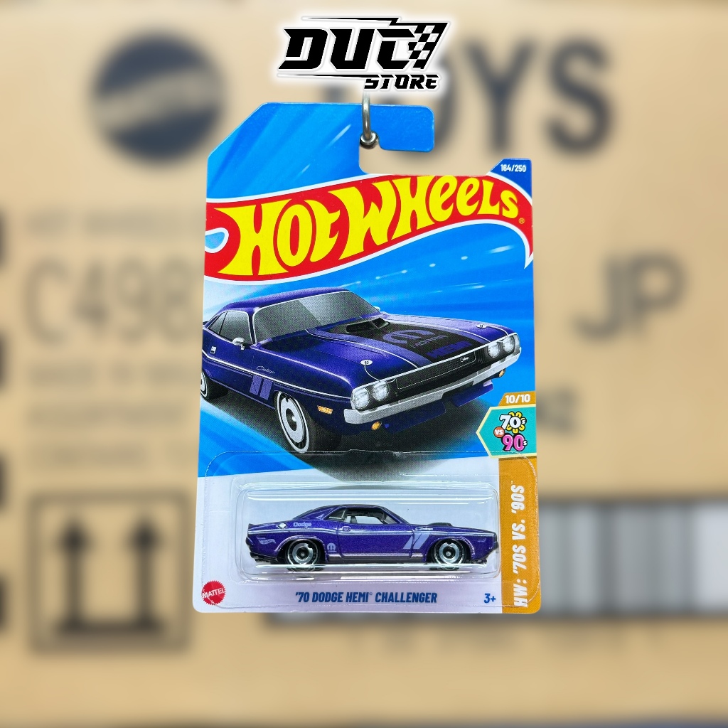 Ducstore Xe mô hình HYY96 Hot Wheels 70 Dodge Hemi Challenger - basic H case 2025