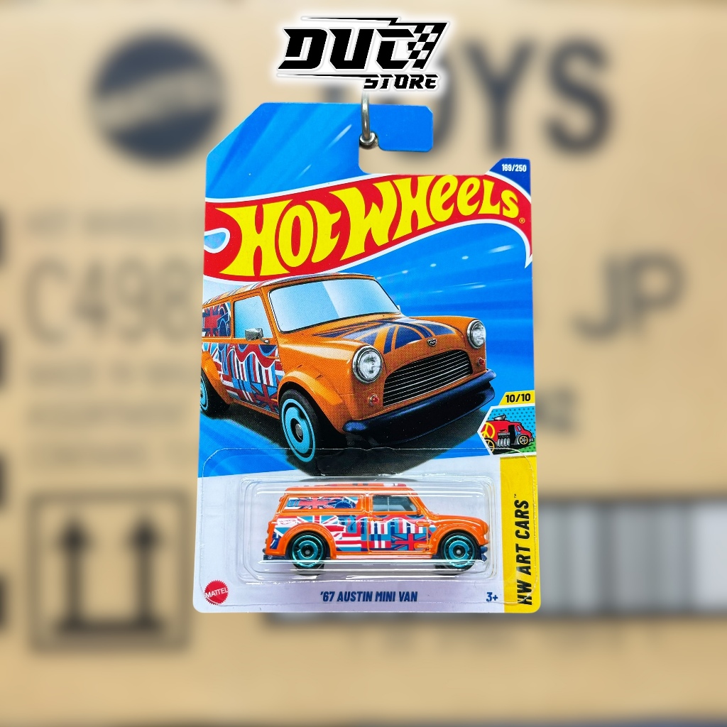Ducstore Xe mô hình JBB00 Hot Wheels 67 Austin Mini Van - basic H case 2025