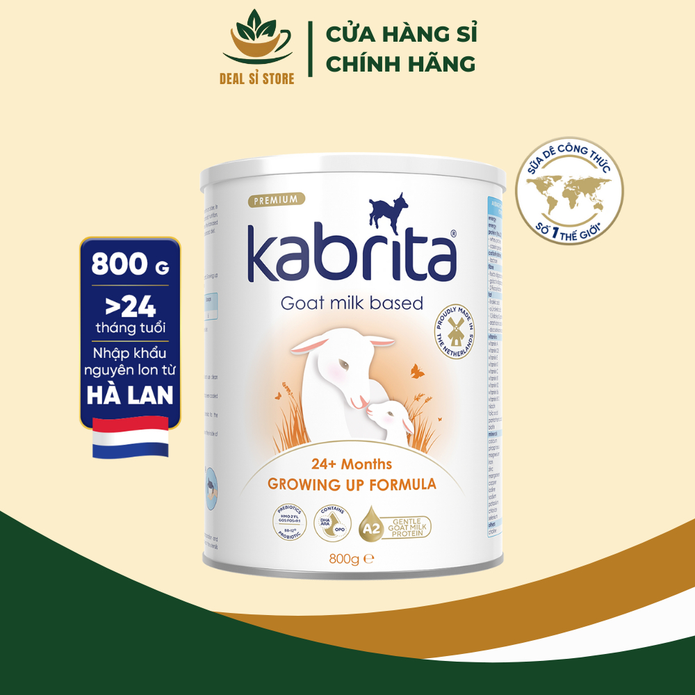 [CÔNG THỨC MỚI] Sữa dê Kabrita số 3 cho trẻ trên 24 tháng - Lon 800g