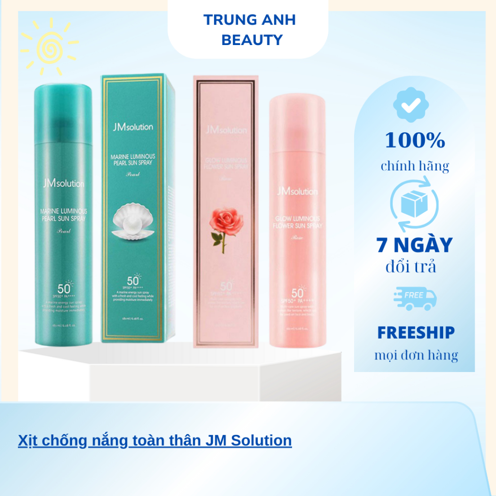 Xịt chống nắng toàn thân JM Solution