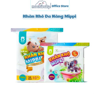  Khăn vải khô đa năng cao cấp Mipbi mềm mại an toàn cho bé và cả gia đình 