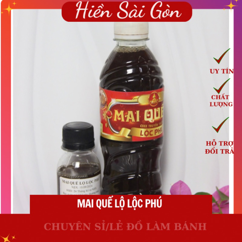 mai quế lộ chai 500ml, 100ml chiết lẻ