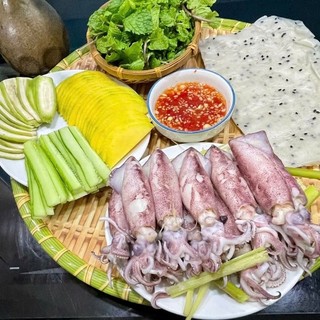 Mực trứng tự nhiên, sz 9-10 con/khay 500g đủ kg. (Giao hỏa tốc TPHCM)