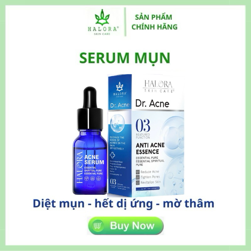 [Bao bì mới] Serum mụn Halora (có hoả tốc)