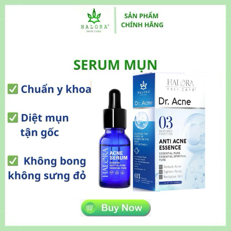 [Bao bì mới] Serum mụn halora (có hoả tốc)