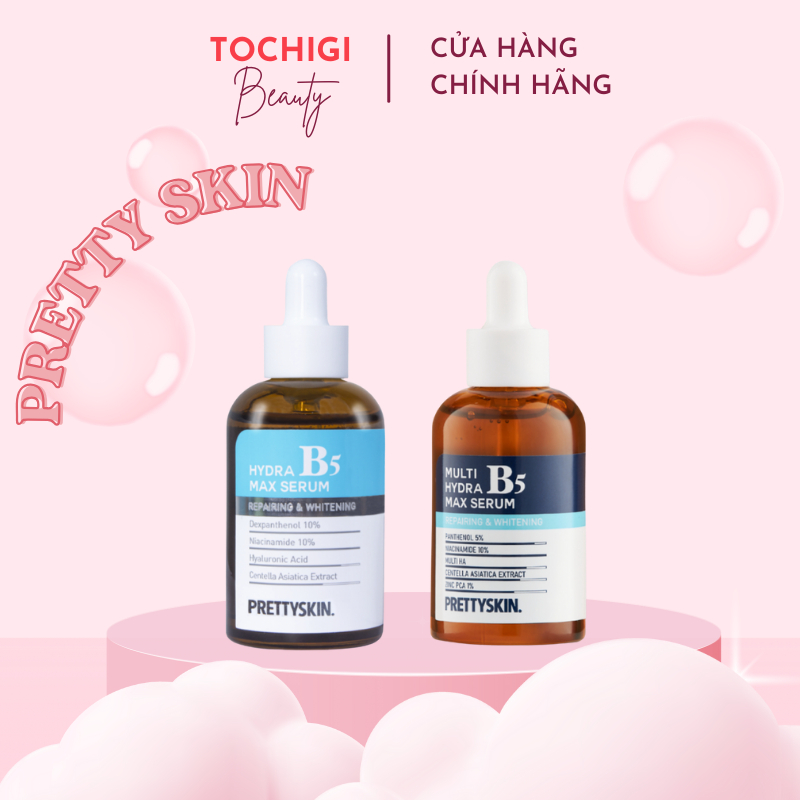 Tinh Chất Serum B5 Pretty Skin Hydra B5 Max Serum, Serum Phục Hồi, Serum Cấp Ẩm, Serum Dưỡng Trắng 50ml