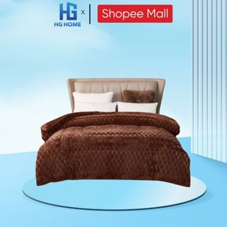    LOẠI 4KG   Chăn Lông Thỏ Siêu Ấm COCO Hàng Cao Cấp Nặng 4KG Lông Siêu Mềm Mịn Sang Trọng HGHOME 