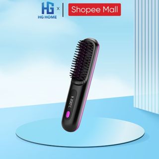 Lược Điện Chải Tóc Không Dây Ion Âm HGHOME Chăm Sóc Tóc Suôn Mượt Tạo Kiểu Dễ Dàng Mang Theo