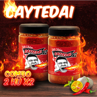 COMBO 2 Hũ SIÊU CAY X2 - Combo 2 Hũ Sốt Muối Chấm Lâm Vlog Cay Tê Dại x2
