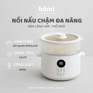 Nồi Nấu Chậm 2,5L Ceool Chính Hãng, Nấu Cháo, Hầm, Hấp, Chưng Yến Giữ Trọn Chất Dinh Dưỡng Bảo Hành 6 Tháng-Mixiaohaochi