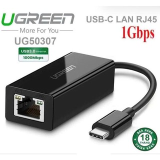 Cáp chuyển usb c to lan ugreen 50307 us236