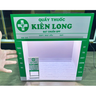 mô hình tủ thuôc y tế, sữa lon