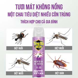 Bình Xịt Côn Trùng Hiệu Quả 750ml – Diệt Muỗi, Gián, Kiến Nhanh Chóng M07