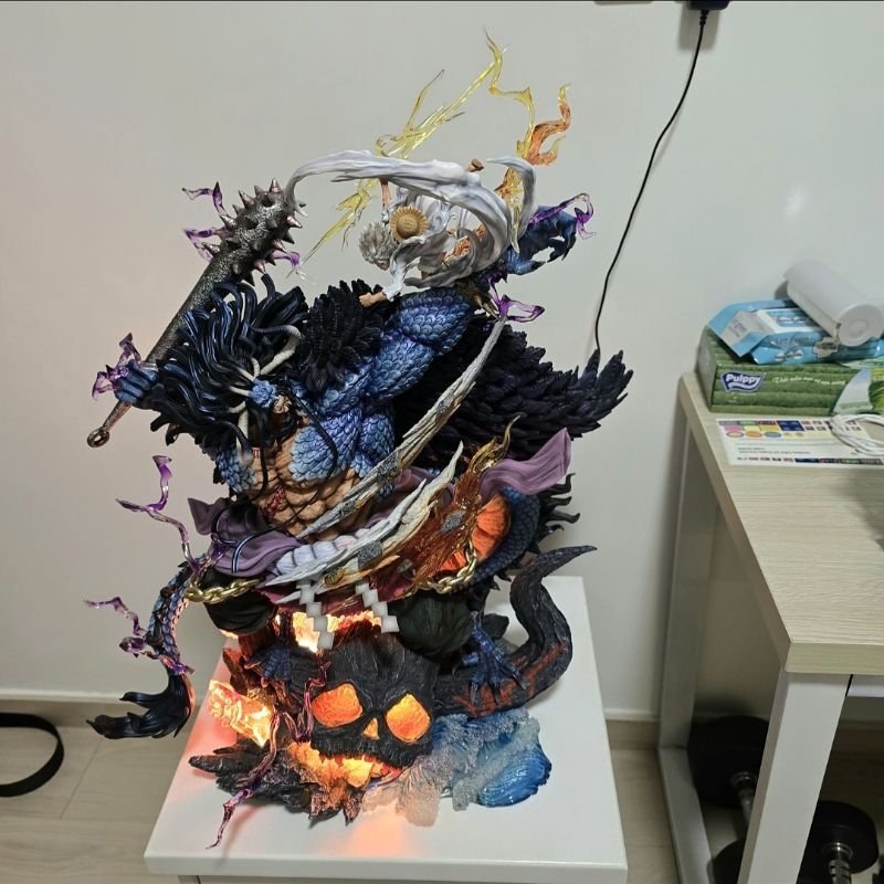 [Chính Hãng Resin] Mô Hình One Piece Tứ Hoàng Kaido Dạng Lai vs Luffy Gear 5 Nika Fantasy Studio - F