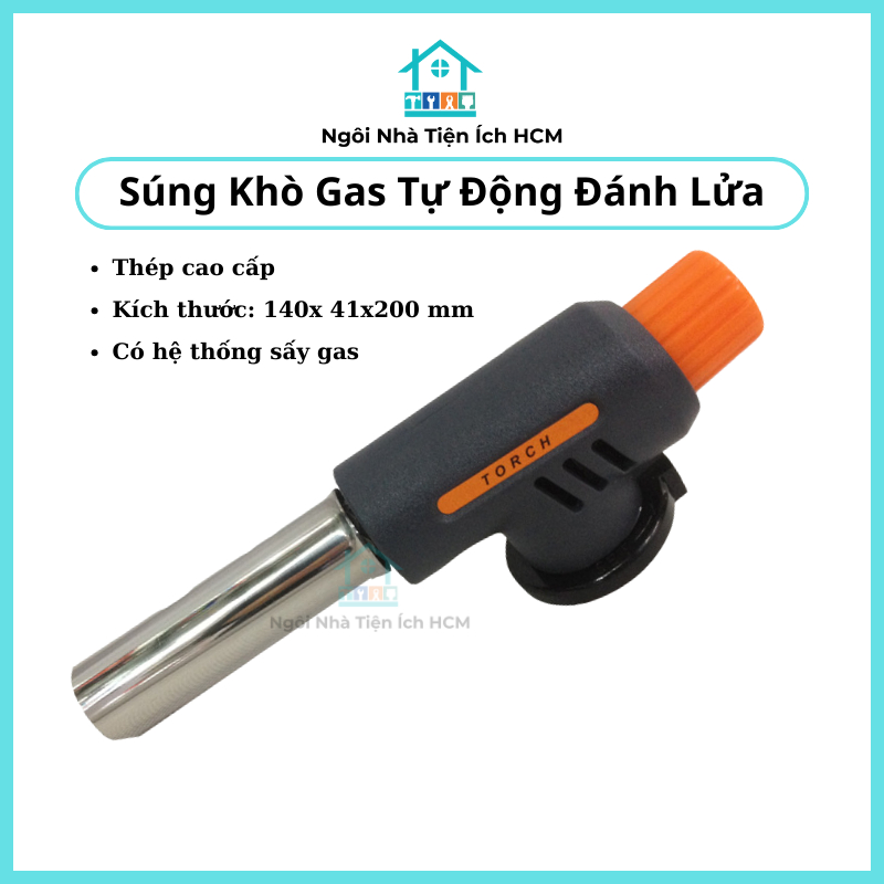 Đầu Khò Lửa Mini Đánh Lửa Tự Động Cầm Tay Dụng Cụ Mồi Lửa Mini Tiện Lợi Dễ Sử Dụng