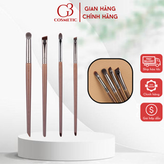 Set 4 cọ OVW cọ trang điểm N48 N63 N61 N74 kẻ mày kẻ mắt che khuyết điểm G3COSMETICS