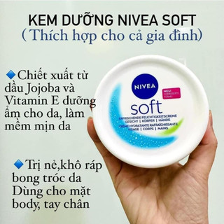 Nivea soft 200ml sản xuất tại Đức