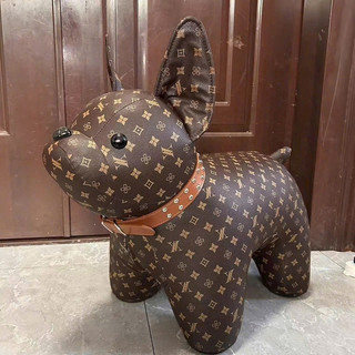 Ghế chó ngồi decor có bánh xe ,(sz đại 74x65x34cm)