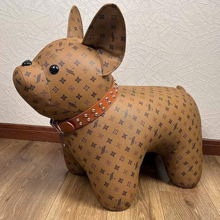 Ghế chó ngồi decor có bánh xe ,(sz đại 74x65x34cm)
