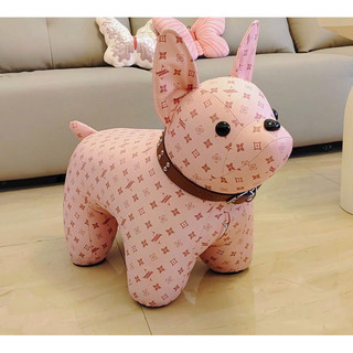 Ghế chó ngồi decor có bánh xe ,(sz đại 74x65x34cm)