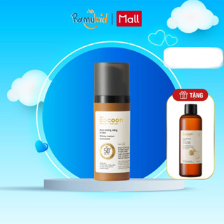 Kem Chống Nắng Cho Da Nhạy Cảm Cocoon 50ml - Nâng Tone Nhẹ Nhàng, Dùng Cho Da Dầu Mụn
