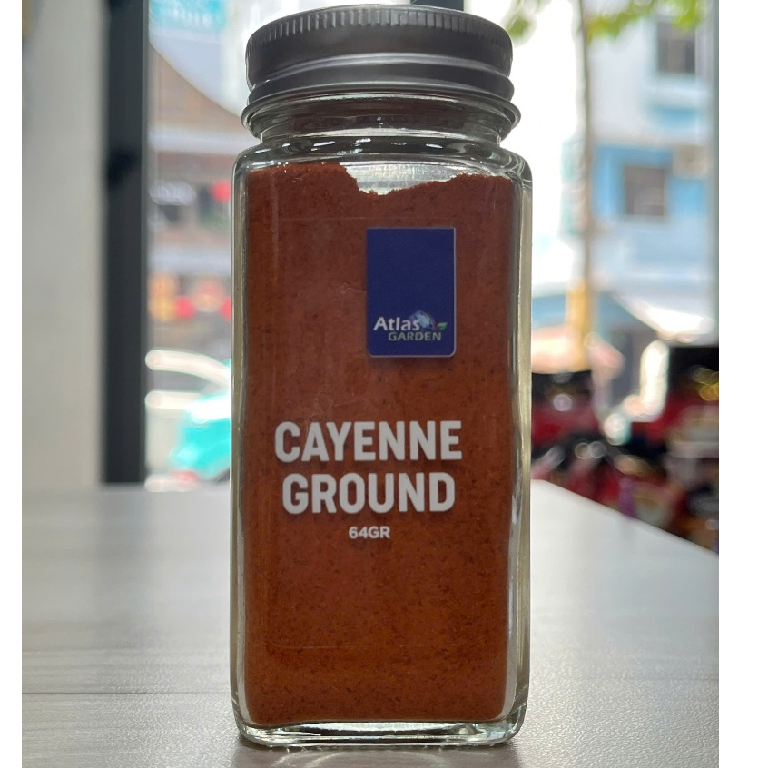 Bột ớt Cayenne Atlas Garden 64g Đức - Cayenne Ground
