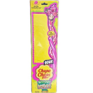  Kẹo Dẻo Chupa Chups Sour Hươu Cao Cổ Có Nhân Hương Dâu Vani  Hộp 12 thanh x 30g  