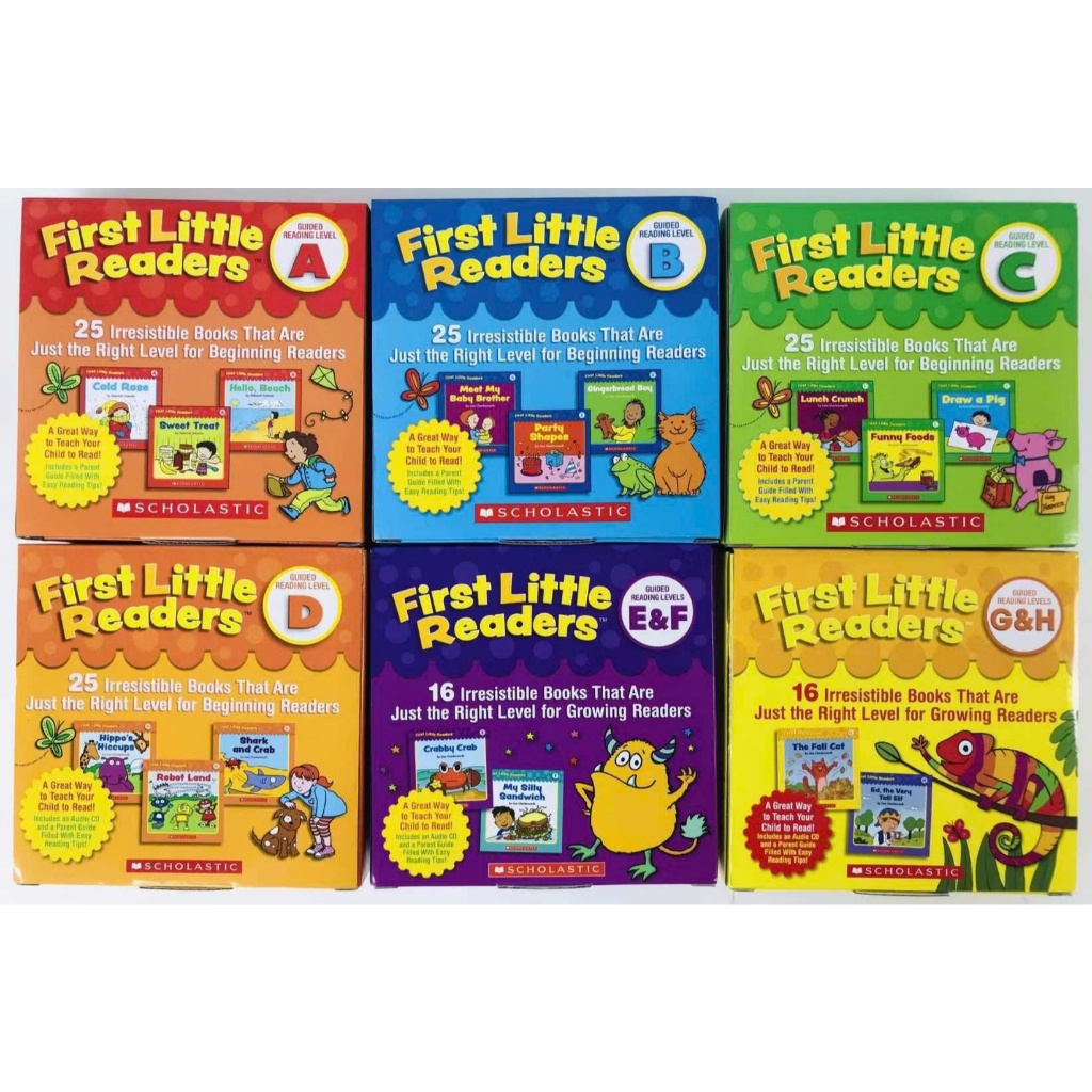 Bộ sách tập đọc tiếng Anh First little readers 132 cuốn (full level A-B-C-D-EF-GH)