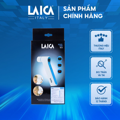 Nhiệt kế điện tử hồng ngoại đa chức năng Laica TH1004 - Đo trán - Đo tai