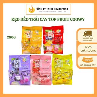 [HSD 2026] Kẹo dẻo trái cây Top Fruit COOWY 280g: coowy xoài và đủ vị  다낭 한시장 탑젤리 망고 오리지날(원산지 : 중국)