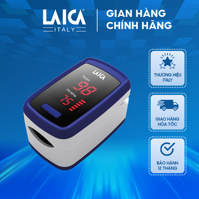 Máy đo nồng độ oxy trong máu - SPO2, nhịp tim LAICA AS-302L