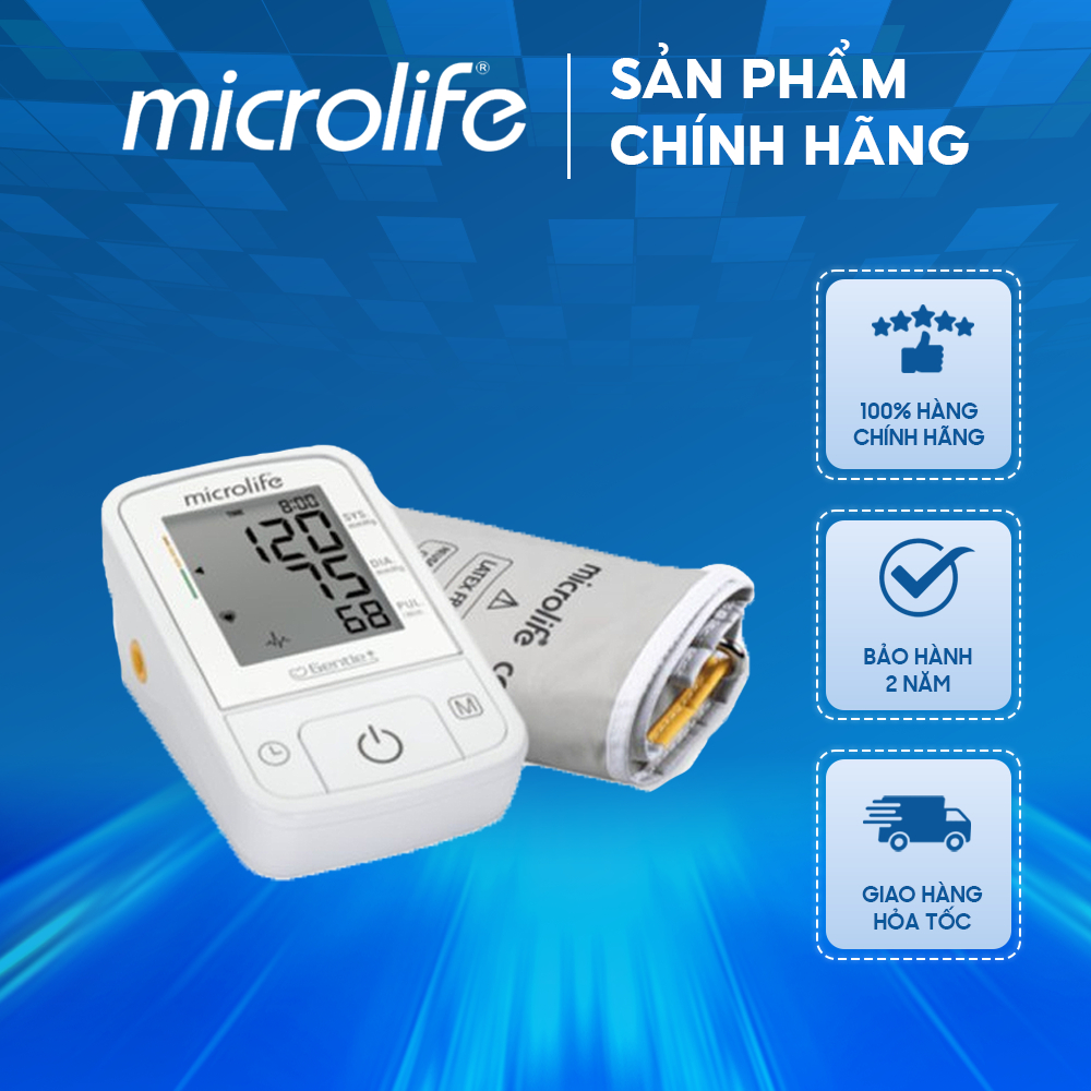 Máy đo huyết áp bắp tay Microlife A2 Basic (Tặng kèm Adaptor)