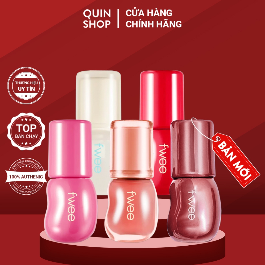 Son Bóng Fwee 3D Voluming Gloss, 4D Voluming Plumper, 3D Changing Gloss