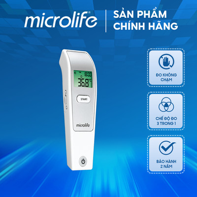 Nhiệt kế điện tử hồng ngoại Microlife FR1MF1, dùng đo nhiệt độ cơ thế, đo nước, đo vật thể