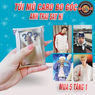 [MUA 5 TẶNG 1]Túi Mù Card Bo Góc  Anh Trai Say Hiii - Card HIEUTHUHAI Rhyder, Quang Hùng MasterD, Dương Domic vv